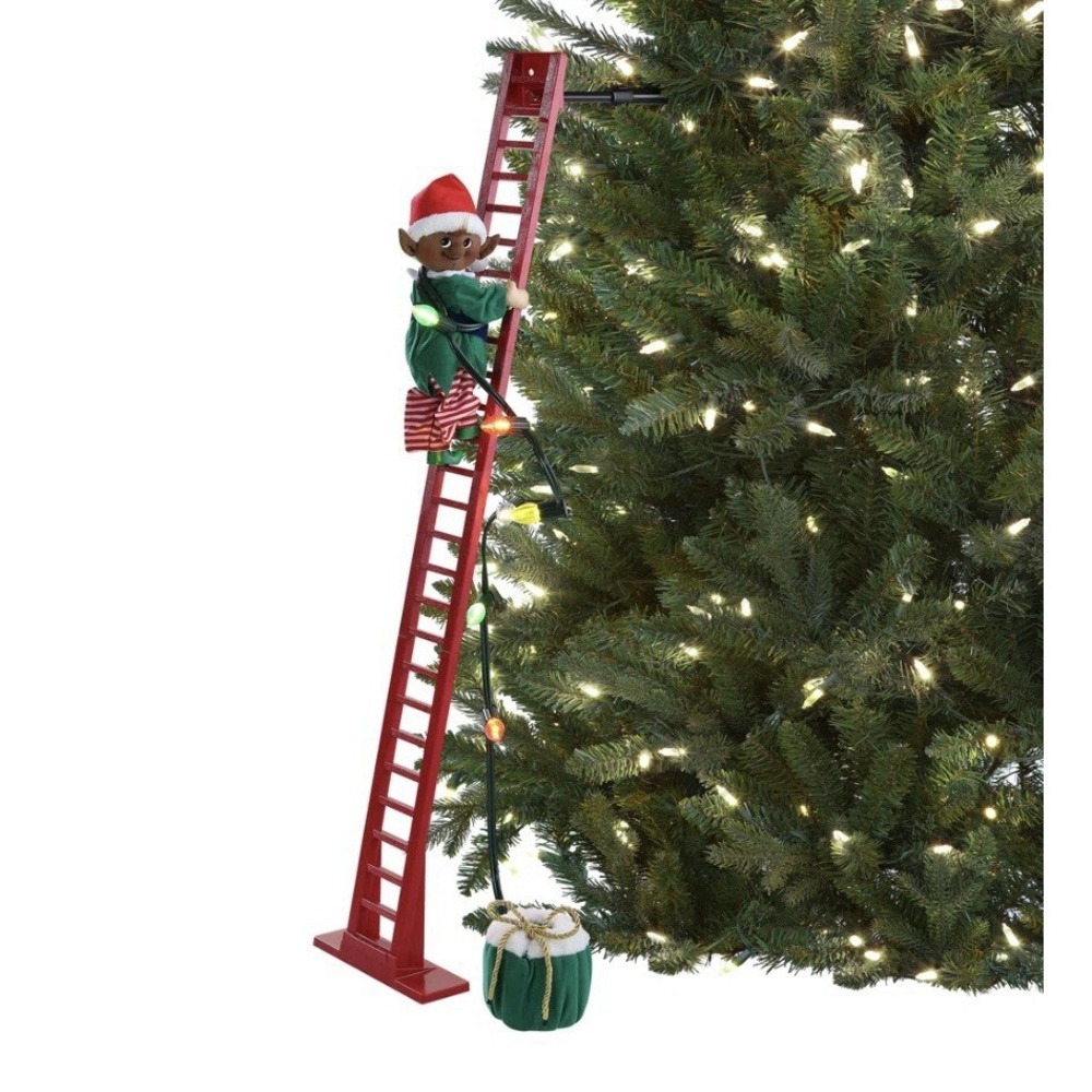 ELF Mr. Christmas 43" Animated Super Climbing Lights Songs Working Retail $110 - Picture 3 of 11